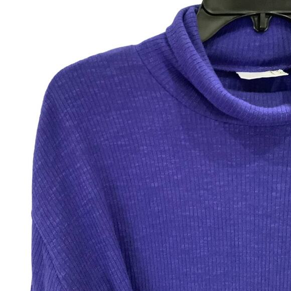 Anthropologie Olivia Turtleneck Dress In Sapphire Size Small Sweater Dress - Picture 5 of 8